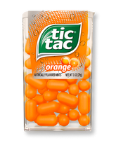 Tic Tac Mints Orange Flavor Each Pack Big Pack 1.7 oz Each Unit Quantity 12 Units Per Box Sweet Browse at UsaCandyWholesale.Com